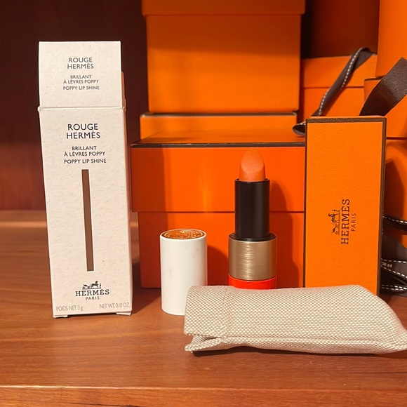 Hermes Other - Hermes Poppy Lip Shine New